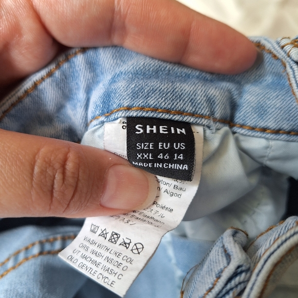 SHEIN Skinny Jeans Size XXL 14 Blue - Picture 3 of 5